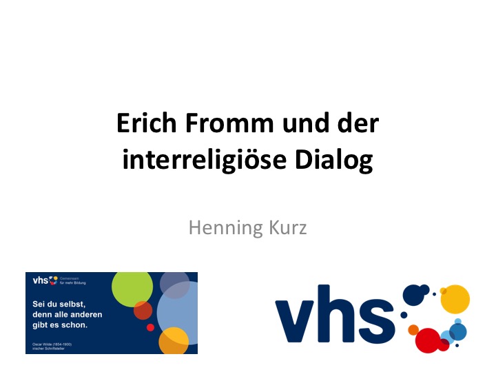 Erich Fromm und der interreligiöse Dialog